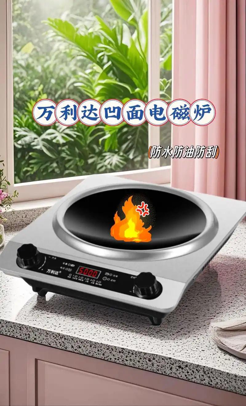 凹面爆炒电磁炉